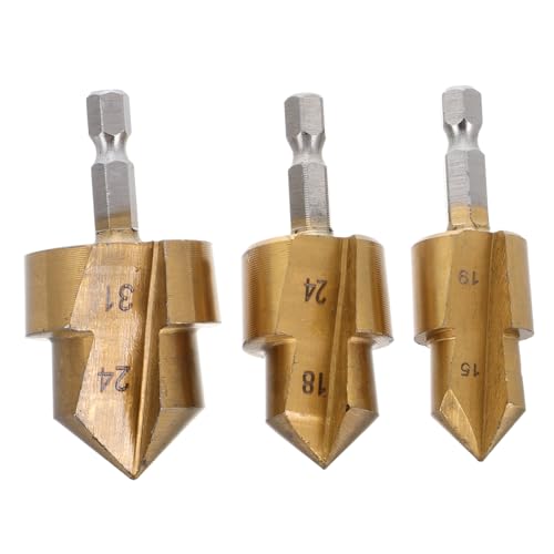 SHINEOFI 3-teiliges Robustes Ppr-rohrerweiterungswerkzeug, 20/25/32 Mm Ppr-bohrer-set Mit Sechskantschaft Für Die Installation Und Reparatur Von Wasserrohren, Reibahlen-hebewerkzeug Für von SHINEOFI