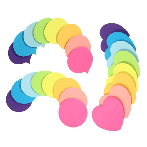 SHINEOFI 30 Blatt Mini Haftnotizen für Schüler Bunte Selbstklebende Notizblöcke Pad für Schule und Zuhause Vielseitig Einsetzbar Starke Haftung Praktisch und Tragbar von SHINEOFI