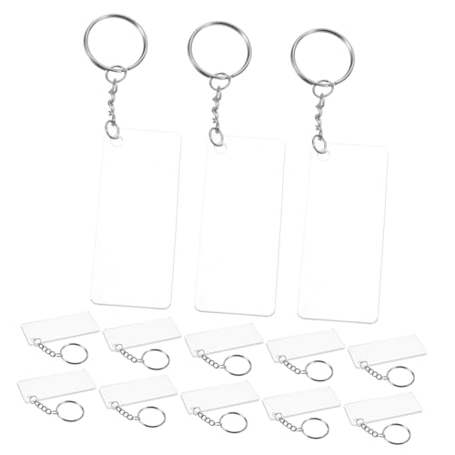 SHINEOFI 30 Sätze DIY Acryl Schlüsselanhänger Set mit Kettenanhänger Transparente Rohlinge für Kreative Schlüsselanhänger Bastelbedarf Dekoration und SHINEOFI 30 Sätze DIY Acryl Schlüsselanhänger Set mit Kettenanhänger Transparente Rohlinge für Kreative Schlüsselanhänger Bastelbedarf Dekoration und von SHINEOFI