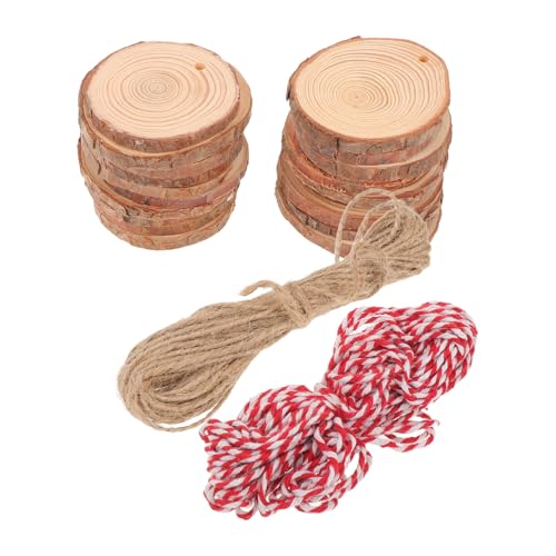 SHINEOFI 30 Stk. Kiefernprotokolle unbehandeltes Holz zum Basteln Naturholzkreise Holzhandwerkskreise Holzdekorationen für Partys Holzringe für Handwerk Holzscheiben mit Loch hölzern SHINEOFI 30 Stk. Kiefernprotokolle unbehandeltes Holz zum Basteln Naturholzkreise Holzhandwerkskreise Holzdekorationen für Partys Holzringe für Handwerk Holzscheiben mit Loch hölzern von SHINEOFI