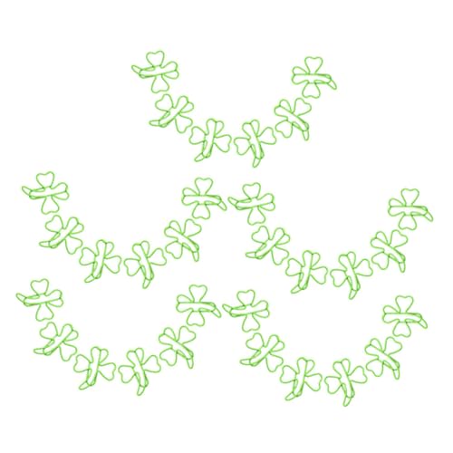 SHINEOFI 30 Stück Dekorative Büroklammern Blattform Süße Grüne Lesezeichen für Dokumente Ordner und Bürobedarf Praktische und Stilvolle Büroaccessoires von SHINEOFI