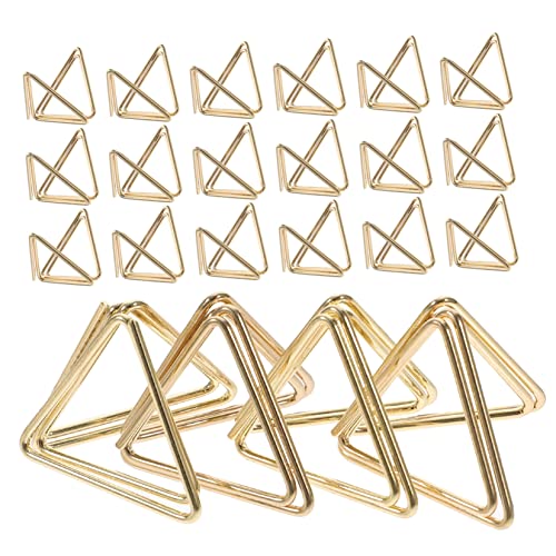 SHINEOFI 30 Stück Geformte Büroklammer Clips Hochzeit Party dokumentieren Dekorationen büroartikel büromaterial bürogadges Büroklammern klein Büroklammern groß Aluminiumlegierung Golden von SHINEOFI