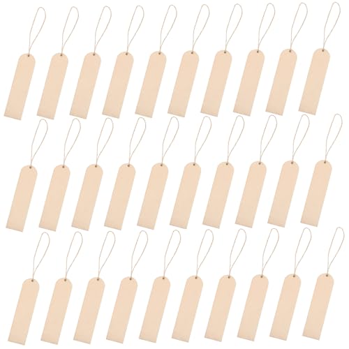 SHINEOFI 30 Stück Holz Blanko Lesezeichen für DIY Unfertige Holzanhänger mit Juteseil für Buchmarkierungen Dekoration und Handwerksprojekte SHINEOFI 30 Stück Holz Blanko Lesezeichen für DIY Unfertige Holzanhänger mit Juteseil für Buchmarkierungen Dekoration und Handwerksprojekte von SHINEOFI