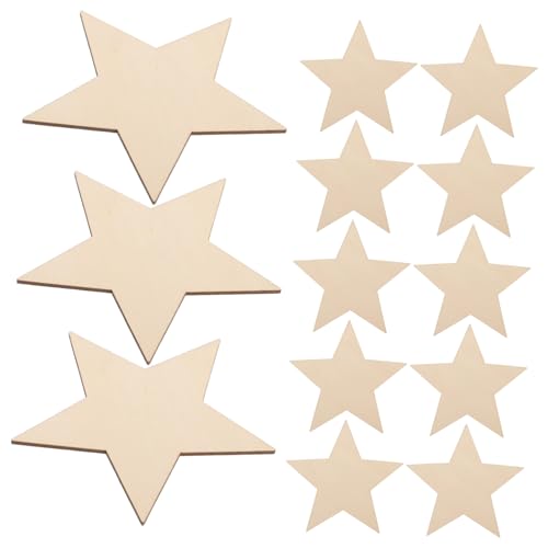 SHINEOFI 30 Stück Holzsterne zum Bemalen Unlackierte Holzsterne für DIY Bastelprojekte Kreative Stern Dekoration für Weihnachten Party und SHINEOFI 30 Stück Holzsterne zum Bemalen Unlackierte Holzsterne für DIY Bastelprojekte Kreative Stern Dekoration für Weihnachten Party und von SHINEOFI