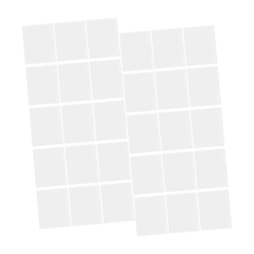 SHINEOFI 30 Stück Kartenbuch Mit Losen Blättern Sammelkartenhüllenseiten Ordnerseiten Fotoalbum Nachfüllen Fotoalbum Nachfüllung Fotokartenhüllen Postkartenhüllen Fotoseiten Transparent Pp von SHINEOFI