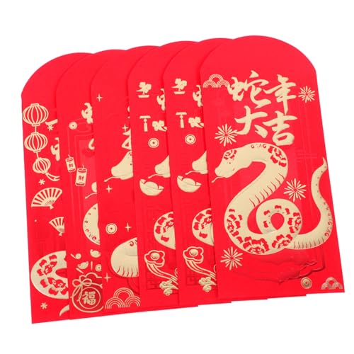 SHINEOFI 30 Stück Rote Umschläge für Chinesisches Neujahr Glücksbringer mit Schlangenmotiv Traditionelle Geldumschläge für Hochzeiten Geburtstagsgeschenke und Frühlingsfest Deko SHINEOFI 30 Stück Rote Umschläge für Chinesisches Neujahr Glücksbringer mit Schlangenmotiv Traditionelle Geldumschläge für Hochzeiten Geburtstagsgeschenke und Frühlingsfest Deko von SHINEOFI