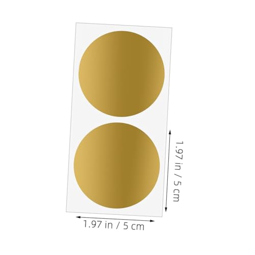 SHINEOFI 30 Stück Runde Scratch Off Sticker Goldfarben Selbstklebend für DIY Rubbelkarten Tickets Lehrer Belohnungen Überraschungscode Kleine Unternehmen SHINEOFI 30 Stück Runde Scratch Off Sticker Goldfarben Selbstklebend für DIY Rubbelkarten Tickets Lehrer Belohnungen Überraschungscode Kleine Unternehmen von SHINEOFI