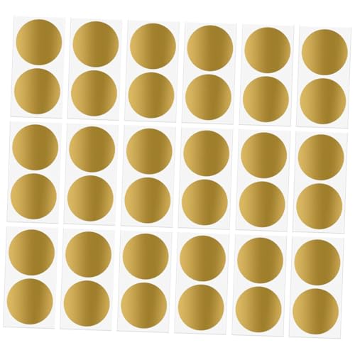 SHINEOFI 30 Stück Runde Scratch Off Sticker Selbstklebend Goldfarben für DIY Karten Beschreibbare Abdeckfolie für Interaktive Spiele Sauber Abziehbar für Bridal Shower und SHINEOFI 30 Stück Runde Scratch Off Sticker Selbstklebend Goldfarben für DIY Karten Beschreibbare Abdeckfolie für Interaktive Spiele Sauber Abziehbar für Bridal Shower und von SHINEOFI