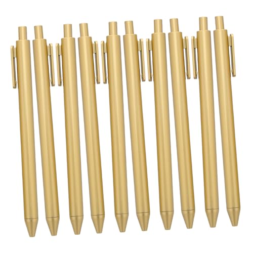 SHINEOFI 30 Stück Signierkugelschreiber Nachfüllbare Kugelschreiber Goldene Stifte Für Einziehbare Mehrfarbenstifte Touch Kugelschreiber Signierkugelschreiber von SHINEOFI