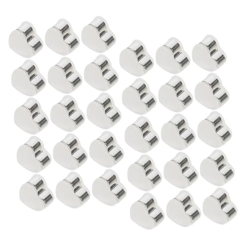 SHINEOFI 30 Stück Teiliges Herzförmige Silikon Ohrstecker Verschlüsse Komfortable Sichere Ohrring Stopper für Damen und Wiederverwendbare Ohrstecker Zubehör von SHINEOFI