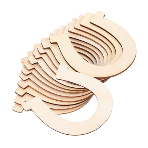 SHINEOFI 30 Stück Teiliges Holz Glatte Oberfläche Langlebige Diy Holzfiguren zum Bemalen Kreative Bastelversorgung für Party und Festtagsdekoration für Kunstprojekte von SHINEOFI