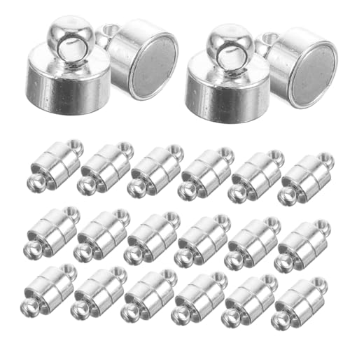 SHINEOFI 30 Stück Teiliges Magnetverschluss Schmuck aus Kupfer Magnetische Verschlüsse für Halsketten und Armbänder Sicherer Kompakter Schmuckverbinder für DIY Schmuckherstellung und SHINEOFI 30 Stück Teiliges Magnetverschluss Schmuck aus Kupfer Magnetische Verschlüsse für Halsketten und Armbänder Sicherer Kompakter Schmuckverbinder für DIY Schmuckherstellung und von SHINEOFI