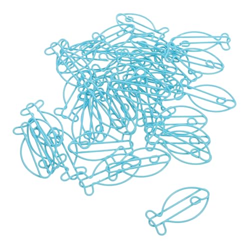 SHINEOFI 30 Stück Teiliges Niedliche Metall büroklammern in Fischform Robuste Papierclips mit Rutschfestem Design Handlich und Tragbar für Schule Büro und Kreative Organisation SHINEOFI 30 Stück Teiliges Niedliche Metall büroklammern in Fischform Robuste Papierclips mit Rutschfestem Design Handlich und Tragbar für Schule Büro und Kreative Organisation von SHINEOFI