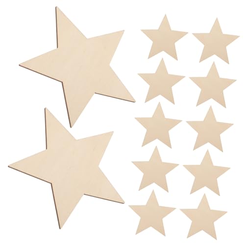 SHINEOFI 30 Stück Teiliges Unbemalte Holzsterne Sternförmige Holzscheiben zum Bemalen für DIY Weihnachtsdeko Familienbasteln Wanddekoration und Kunstprojekte SHINEOFI 30 Stück Teiliges Unbemalte Holzsterne Sternförmige Holzscheiben zum Bemalen für DIY Weihnachtsdeko Familienbasteln Wanddekoration und Kunstprojekte von SHINEOFI