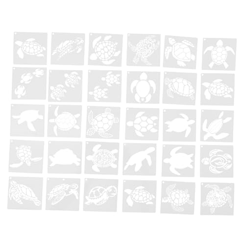SHINEOFI 30 Stück Turtle Hohlschablone Bastelzeichnung Schablone Tierische Vorlage Rock-vorlage Schablonen Für Meerestiere Wandkunst Schablone Vorlage Für Meerestiere Weiß Das Haustier SHINEOFI 30 Stück Turtle Hohlschablone Bastelzeichnung Schablone Tierische Vorlage Rock-vorlage Schablonen Für Meerestiere Wandkunst Schablone Vorlage Für Meerestiere Weiß Das Haustier von SHINEOFI