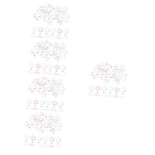 SHINEOFI 300 Stk Ostern Holzperlen Quastengirlande Holzhandwerk Chinesischer Sternzeichen-anhänger Abstandsperlen Aus Holz Charms-perlen Farbige Perlen Runde Perlen Charme Halskette Hölzern von SHINEOFI