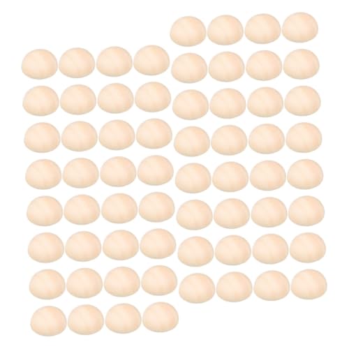 SHINEOFI 300 Stück Halbe Holzperlen Unvollständig Kugeln für Diy Bastelprojekte Weihnachtsornamente Handwerksbedarf Geeignet für Kreative Bastelarbeiten SHINEOFI 300 Stück Halbe Holzperlen Unvollständig Kugeln für Diy Bastelprojekte Weihnachtsornamente Handwerksbedarf Geeignet für Kreative Bastelarbeiten von SHINEOFI