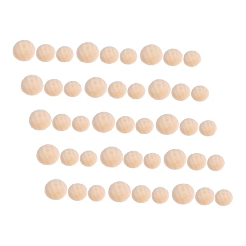 SHINEOFI 300 Stück Halbkreis-holzkugeln Unbehandelte Holzperlen DIY Bastelzubehör für Weihnachtskränze Schmuck Girlanden Kinderhandwerk Leichte Holzkugeln für Vielseitige Dekoration SHINEOFI 300 Stück Halbkreis-holzkugeln Unbehandelte Holzperlen DIY Bastelzubehör für Weihnachtskränze Schmuck Girlanden Kinderhandwerk Leichte Holzkugeln für Vielseitige Dekoration von SHINEOFI