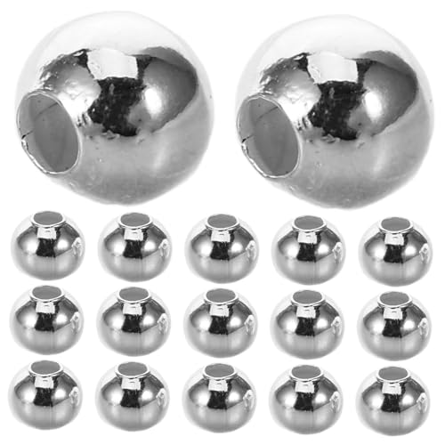 SHINEOFI 300 Stück Kleine Silberne Abstandsperlen Zur Schmuckherstellung Glatte Metallperlen Runde Lose Perlen Mini Galvanisierte Kugeln Mit Loch Für Halskettenketten Zum Selbermachen SHINEOFI 300 Stück Kleine Silberne Abstandsperlen Zur Schmuckherstellung Glatte Metallperlen Runde Lose Perlen Mini Galvanisierte Kugeln Mit Loch Für Halskettenketten Zum Selbermachen von SHINEOFI