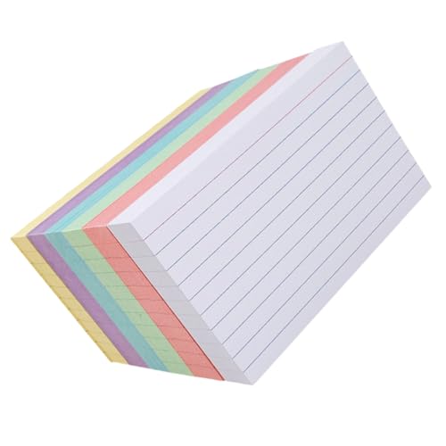 SHINEOFI 300 Stück Liniert Karteikarten Bunten Farben für Notizen Lernkarten und Studieren Strukturierte Oberfläche für Projekte und To Do Listen SHINEOFI 300 Stück Liniert Karteikarten Bunten Farben für Notizen Lernkarten und Studieren Strukturierte Oberfläche für Projekte und To Do Listen von SHINEOFI