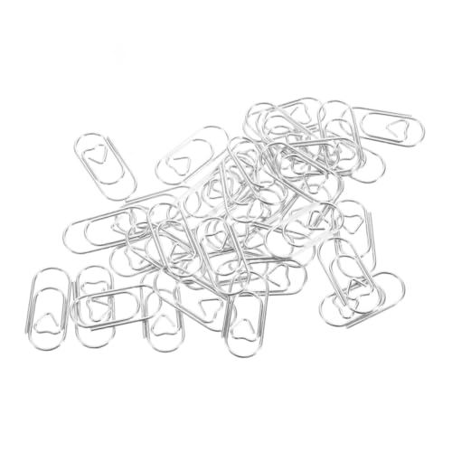 SHINEOFI 300 Stück Mini Metall Büroklammern Silber Kleiner Papierclip für Dokumentenorganisation und Sortierung Handlich Langlebig Platzsparend für Büro und Zuhause von SHINEOFI