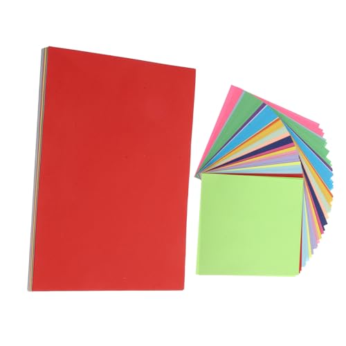 SHINEOFI 300 Stück Origami Karton Für Scrapbooking Faltbares Papierhandwerk Diy-kartenpapier Scrapbooking-bastelpapier Farbiges Druckpapier Klapppapier Bastelbedarf Aus Papier Papierstau von SHINEOFI