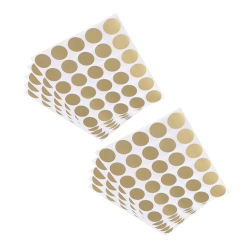SHINEOFI 300 Stück Runde Rubbelaufkleber in Gold, Selbstklebende Etiketten Für Selbstgemachte Tombola-karten, Die Erstellung Von Belohnungsprogrammen Und Unterrichtsaktivitäten SHINEOFI 300 Stück Runde Rubbelaufkleber in Gold, Selbstklebende Etiketten Für Selbstgemachte Tombola-karten, Die Erstellung Von Belohnungsprogrammen Und Unterrichtsaktivitäten von SHINEOFI