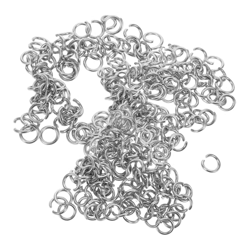 SHINEOFI 300 Stück Teiliges Edelstahl Verbindungsohrringe Schmuckverbinder Ringe für Halsketten Armbänder DIY Schmuckreparatur Zubehör Silberfarben Langlebig SHINEOFI 300 Stück Teiliges Edelstahl Verbindungsohrringe Schmuckverbinder Ringe für Halsketten Armbänder DIY Schmuckreparatur Zubehör Silberfarben Langlebig von SHINEOFI