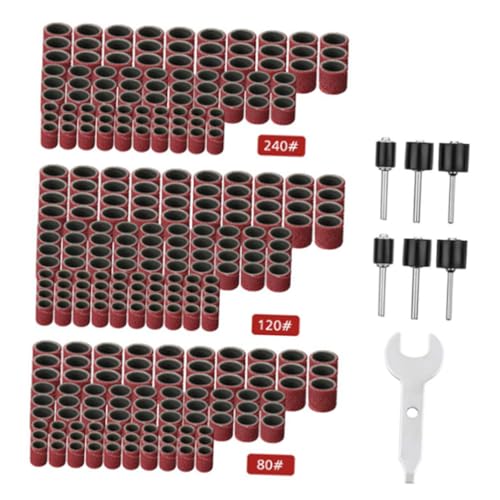 SHINEOFI 307Stücke Teiliges Schmirgelpapier Für Elektrische Schleifmaschinen Robuste Polierscheiben Für Möbel Langlebig Und Vielseitig Einsetzbar von SHINEOFI