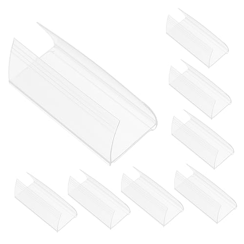 SHINEOFI 30Stücke Etikettenhalter für Regale Flexible Clip Displays für Preisschilder und Produktkennzeichnung für Supermärkte und von SHINEOFI