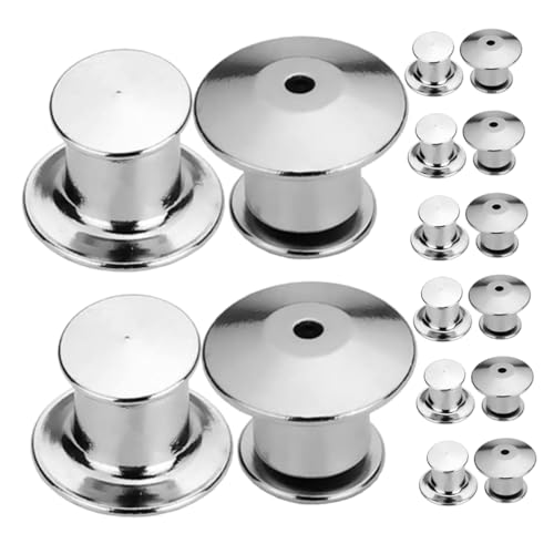 SHINEOFI 30Stücke Metall Anstecknadeln Hochwertige Verschlussnadelrücken mit Sicherem Metallverschluss für Krawatten Kleidung Hüte Taschen und Schals für Anlässe von SHINEOFI