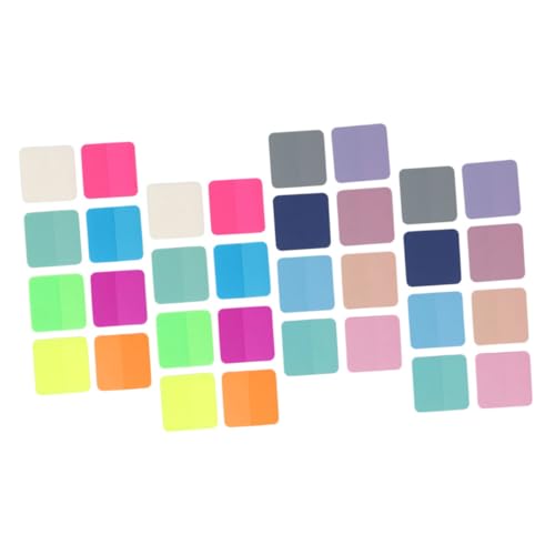 SHINEOFI 32 Stück Teiliges Selbstklebende Quadratische Haftnotizen mit Starker Klebkraft Halbtransparente Pet Index Tabs Fluoreszierenden und Farben für Notizbücher Büro Schule Zuhause SHINEOFI 32 Stück Teiliges Selbstklebende Quadratische Haftnotizen mit Starker Klebkraft Halbtransparente Pet Index Tabs Fluoreszierenden und Farben für Notizbücher Büro Schule Zuhause von SHINEOFI