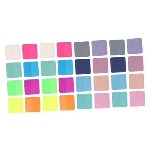 SHINEOFI 32 Stück Teiliges Semitransparente Pet Klebetabs Quadratischer Form mit Fluoreszierenden und Farben Starke Haftung für Notizen Markierungen und Organisation im Büro Schule und SHINEOFI 32 Stück Teiliges Semitransparente Pet Klebetabs Quadratischer Form mit Fluoreszierenden und Farben Starke Haftung für Notizen Markierungen und Organisation im Büro Schule und von SHINEOFI