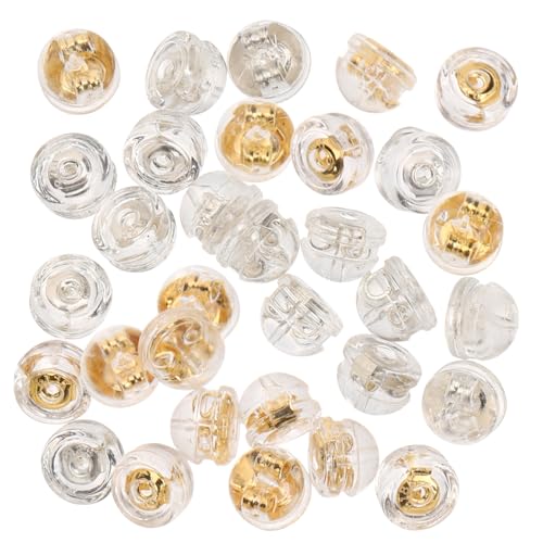 SHINEOFI 32 Stück Teiliges Silikon Ohrring Verschluss Langlebige Verschleißfeste Ohrstecker Hinterstecker für Damen Sicherer Halt und Komfortables Tragen für Ohrring Reparatur und DIY SHINEOFI 32 Stück Teiliges Silikon Ohrring Verschluss Langlebige Verschleißfeste Ohrstecker Hinterstecker für Damen Sicherer Halt und Komfortables Tragen für Ohrring Reparatur und DIY von SHINEOFI