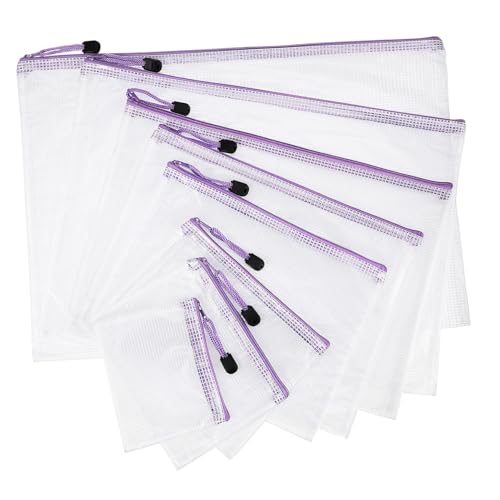 SHINEOFI 32 Stück Teiliges Transparentes Mesh Zipper Organizer Vielseitige Dokumententaschen Verschiedenen Robuste Aufbewahrungstaschen mit Glattem Reißverschluss für Büro Schule Reise SHINEOFI 32 Stück Teiliges Transparentes Mesh Zipper Organizer Vielseitige Dokumententaschen Verschiedenen Robuste Aufbewahrungstaschen mit Glattem Reißverschluss für Büro Schule Reise von SHINEOFI
