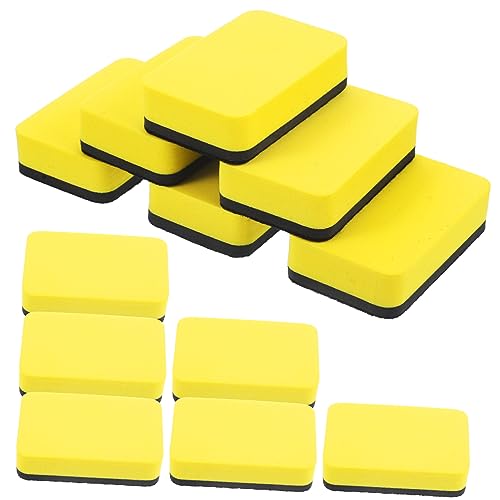SHINEOFI 36 Stück Radiergummis für weiße Tafeln büroartikel büromaterial Reiniger Kreidetafel-Radiergummis Whiteboards trocken abwischbar Trockenlöscher für das Klassenzimmer Eva Yellow SHINEOFI 36 Stück Radiergummis für weiße Tafeln büroartikel büromaterial Reiniger Kreidetafel-Radiergummis Whiteboards trocken abwischbar Trockenlöscher für das Klassenzimmer Eva Yellow von SHINEOFI
