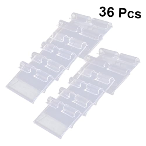 SHINEOFI 36 Stück Teiliges PVC Preisschildset Transparent für Supermarkt Einzelhandel Geschäfte mit Praktischen Preisschildern zum Einfachen Beschriften und Anbringen an Ablagen SHINEOFI 36 Stück Teiliges PVC Preisschildset Transparent für Supermarkt Einzelhandel Geschäfte mit Praktischen Preisschildern zum Einfachen Beschriften und Anbringen an Ablagen von SHINEOFI