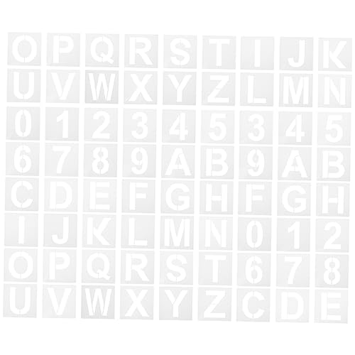 SHINEOFI 36 Stück Vorlage Für Buchstaben Loch Lineal Schablonenvinyl Papier Buchstaben Aufleuchten Buchstabenschablonen Zum Malen Kreisschablone Schminkschablonen Planke Das Haustier Weiß SHINEOFI 36 Stück Vorlage Für Buchstaben Loch Lineal Schablonenvinyl Papier Buchstaben Aufleuchten Buchstabenschablonen Zum Malen Kreisschablone Schminkschablonen Planke Das Haustier Weiß von SHINEOFI