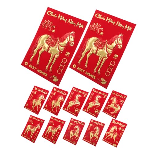 SHINEOFI 360 Stück Chinesische Geldumschläge Jahr Des Pferdes Rote Umschläge Hong Bao für Frühlingsfest Hochzeiten Geburtstage Familienfeiern Stilvolle Langlebige Chinesische SHINEOFI 360 Stück Chinesische Geldumschläge Jahr Des Pferdes Rote Umschläge Hong Bao für Frühlingsfest Hochzeiten Geburtstage Familienfeiern Stilvolle Langlebige Chinesische von SHINEOFI