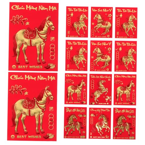 SHINEOFI 360 Stück Jahr Des Pferdes Rote Umschläge mit Vietnamesischer Beschriftung Kreative Hongbao für Frühlingsfest Hochzeit Geldgeschenke Umschläge Langlebig Reißfest Festlich SHINEOFI 360 Stück Jahr Des Pferdes Rote Umschläge mit Vietnamesischer Beschriftung Kreative Hongbao für Frühlingsfest Hochzeit Geldgeschenke Umschläge Langlebig Reißfest Festlich von SHINEOFI