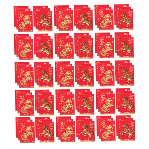 SHINEOFI 360 Stück Rote Umschläge Jahr Des Pferdes Kreative Asiatische Geldgeschenktüten Vietnamisches Design Traditionelle Glückwunschumschläge für Neujahr Geburtstag Hochzeit Abschluss SHINEOFI 360 Stück Rote Umschläge Jahr Des Pferdes Kreative Asiatische Geldgeschenktüten Vietnamisches Design Traditionelle Glückwunschumschläge für Neujahr Geburtstag Hochzeit Abschluss von SHINEOFI
