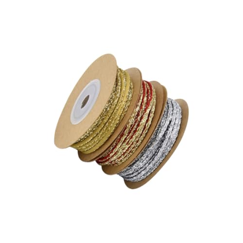 SHINEOFI 3Rolle Weihnachtsverpackungsband Im Kontrastfarbe Yards Teiliges Polyester Für DIY Verpackung Und Partydekoration Gemischte Farben SHINEOFI 3Rolle Weihnachtsverpackungsband Im Kontrastfarbe Yards Teiliges Polyester Für DIY Verpackung Und Partydekoration Gemischte Farben von SHINEOFI