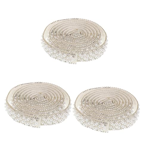 SHINEOFI 3Rollen Selbstklebendes Perlen Strassband Breit DIY Bling Dekorationsband für Hochzeit Geburtstag Party Vielseitiges Schmuckzubehör mit Langlebigem Glanz und Präzise Geschnittenen SHINEOFI 3Rollen Selbstklebendes Perlen Strassband Breit DIY Bling Dekorationsband für Hochzeit Geburtstag Party Vielseitiges Schmuckzubehör mit Langlebigem Glanz und Präzise Geschnittenen von SHINEOFI