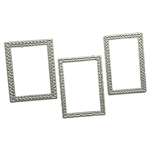SHINEOFI 3Stücke Stanzformen für DIY Stempel Wiederverwendbare Schablonen für Kartenherstellung Robust und Langlebig für Scrapbooking und Bastelprojekte von SHINEOFI