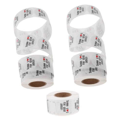 SHINEOFI 3roll Danke Aufkleber Danke Runde Aufkleber Etikettenaufkleber Einwickeln Sie Versiegeln Zum Verschließen Von Beuteln „dankeschön“ Weiß SHINEOFI 3roll Danke Aufkleber Danke Runde Aufkleber Etikettenaufkleber Einwickeln Sie Versiegeln Zum Verschließen Von Beuteln „dankeschön“ Weiß von SHINEOFI
