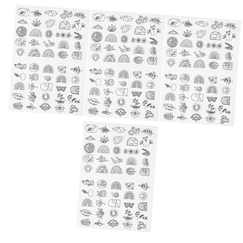 SHINEOFI 4 Blätter Handnäh Stabilisator Nähzubehör Wasserlösliches Stick Backing Stich Netz Mini Tücher Dekorative Stick Stabilisatoren Maschinennadel Stoff Kleidungs Set Papier SHINEOFI 4 Blätter Handnäh Stabilisator Nähzubehör Wasserlösliches Stick Backing Stich Netz Mini Tücher Dekorative Stick Stabilisatoren Maschinennadel Stoff Kleidungs Set Papier von SHINEOFI
