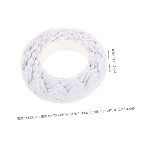 SHINEOFI 4 Rollen Dekoband Selbstklebendes Spitzenband Spitzenbordürenband Geschenkband Abdeckband Spitzenband Scrapbook Band Selbstklebendes von SHINEOFI