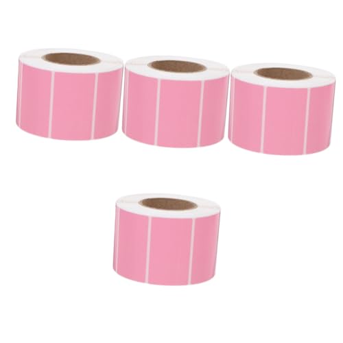SHINEOFI 4 Rollen Farbiges Thermoetikettenpapier Aufkleber Für Küchenetiketten Aufkleberpapier Thermischer Aufkleber Klare Thermoetiketten -versandetiketten Leer Klebstoff Rosa SHINEOFI 4 Rollen Farbiges Thermoetikettenpapier Aufkleber Für Küchenetiketten Aufkleberpapier Thermischer Aufkleber Klare Thermoetiketten -versandetiketten Leer Klebstoff Rosa von SHINEOFI