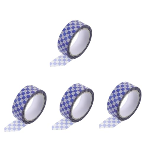 SHINEOFI 4 Rollen Gitter-Washi-Tape bunt Band Dekoration Streifen selbst dekorative klebebänder selber machen Washi-Tape-Aufkleber Aufkleber zum Basteln Japanisches Papier SHINEOFI 4 Rollen Gitter-Washi-Tape bunt Band Dekoration Streifen selbst dekorative klebebänder selber machen Washi-Tape-Aufkleber Aufkleber zum Basteln Japanisches Papier von SHINEOFI
