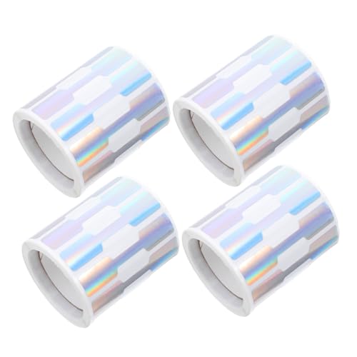 SHINEOFI 4 Rollen Schmuck Preisetiketten Selbstklebende Wasserfeste Blanko Aufkleber für Ohrringe Halsketten Armbänder Kleidung Stark Haftende Preislabel für Einzelhandel und Boutique SHINEOFI 4 Rollen Schmuck Preisetiketten Selbstklebende Wasserfeste Blanko Aufkleber für Ohrringe Halsketten Armbänder Kleidung Stark Haftende Preislabel für Einzelhandel und Boutique von SHINEOFI